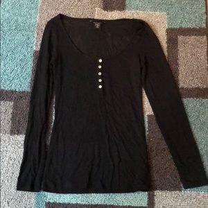 NWOT Moda international long sleeve top size small